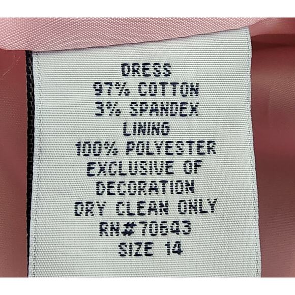 Jessica Howard Brown Pink Swirls A Line Dress 14 Lightweight Sleeveless Lined - Picture 5 of 5